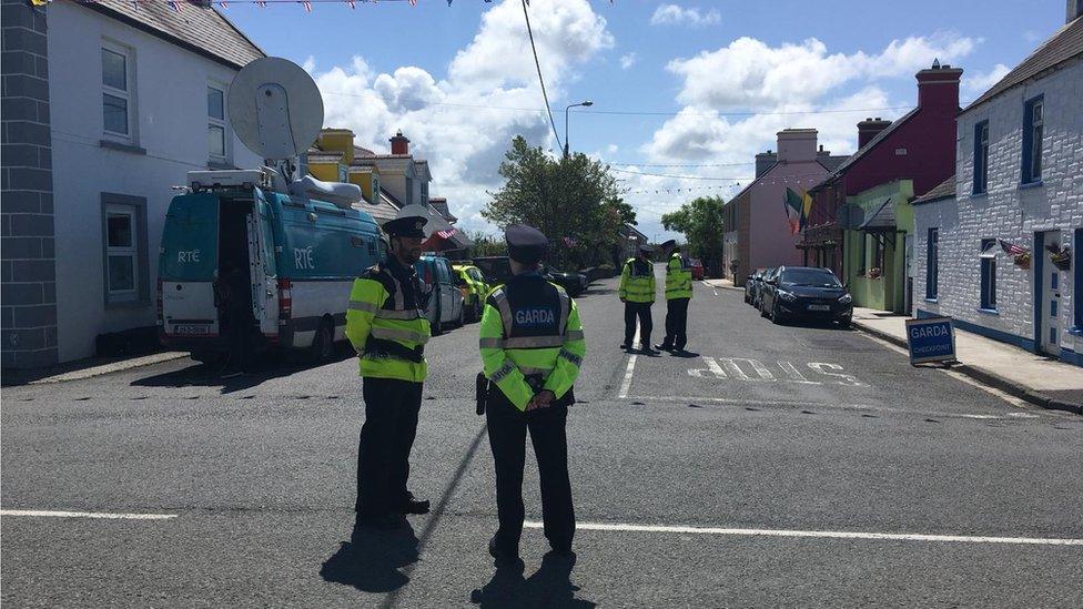 Gardaí maintain high presence in the town