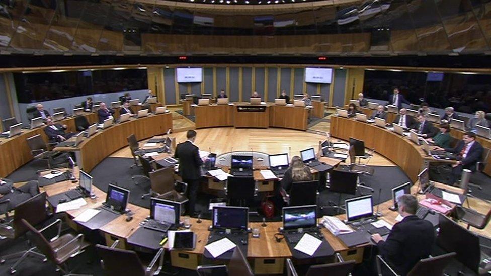 Senedd chamber