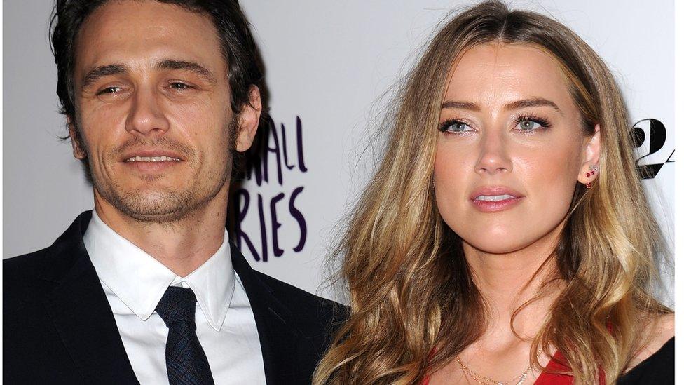 James Franco and Amber Heard