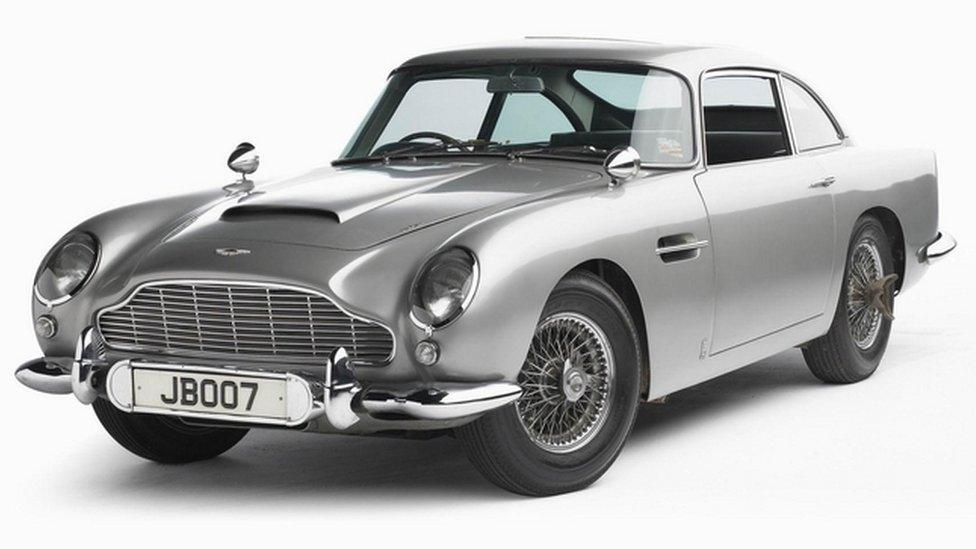 James Bond's gadget-packed Aston Martin DB5