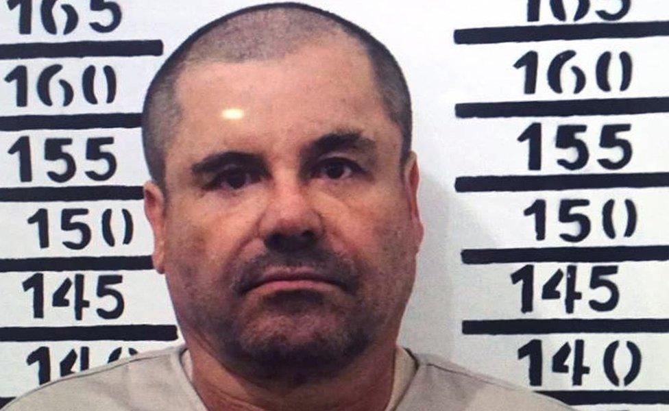 Handout police photograph of Joaquin Guzman Loera aka "El Chapo" taken on January 8, 2016