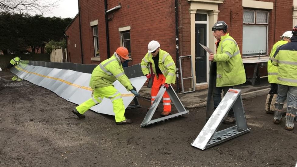 flood barriers