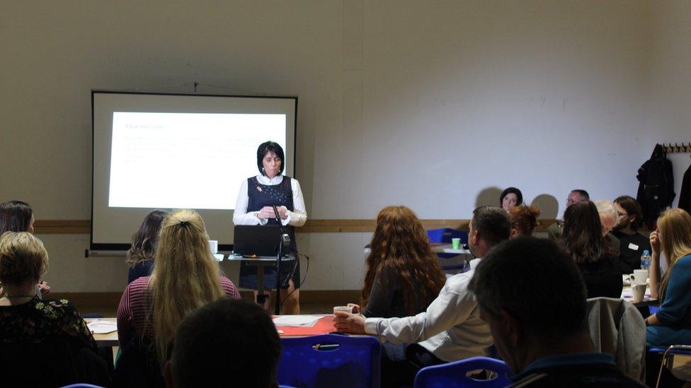 Northern Ireland parents' parliament meeting