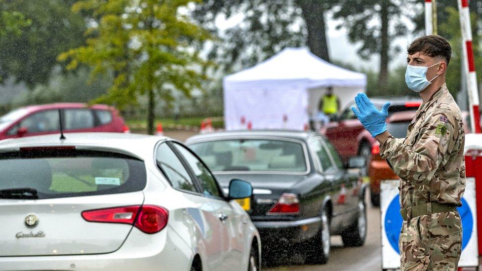 Mobile testing centre Blackburn and Darwen