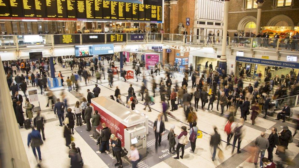 London Liverpool Street station concourse