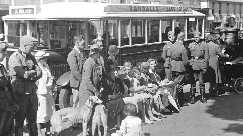 German soldiers in Jersey