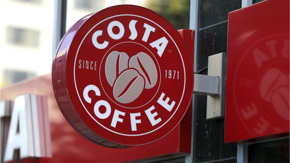 Costa Coffee sign