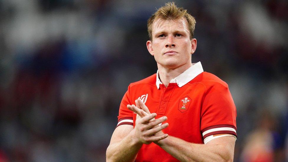 Wales' Nick Tompkins after the Rugby World Cup 2023 quarter final match at Stade de Marseille, France.