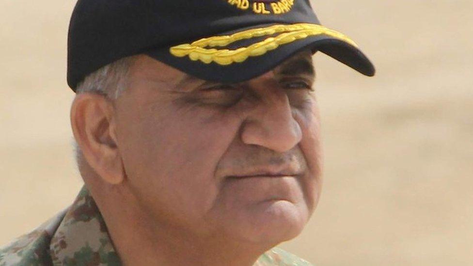 Pakistani Army General Qamar Javed Bajwa in Bahawalpur district, Nov 2016