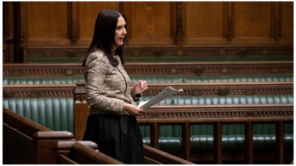 Margaret Ferrier MP speaking in the House of Commons