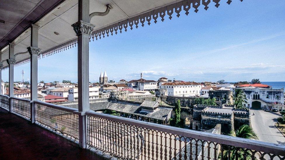 View from the House of Wonders in Stone Town, Zanzibar.