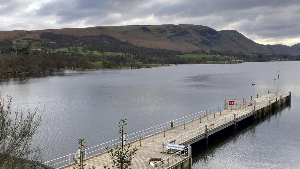 Ullswater Steamers pier at Pooley Bridge