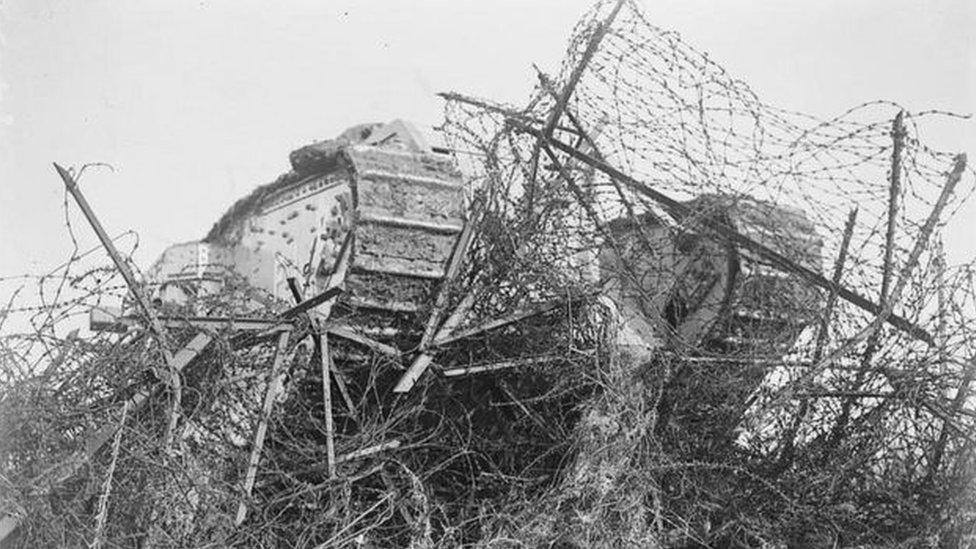 Tank in World War One