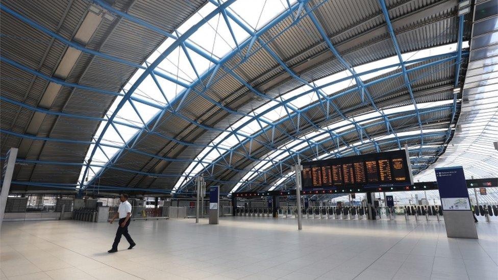 empty waterloo station