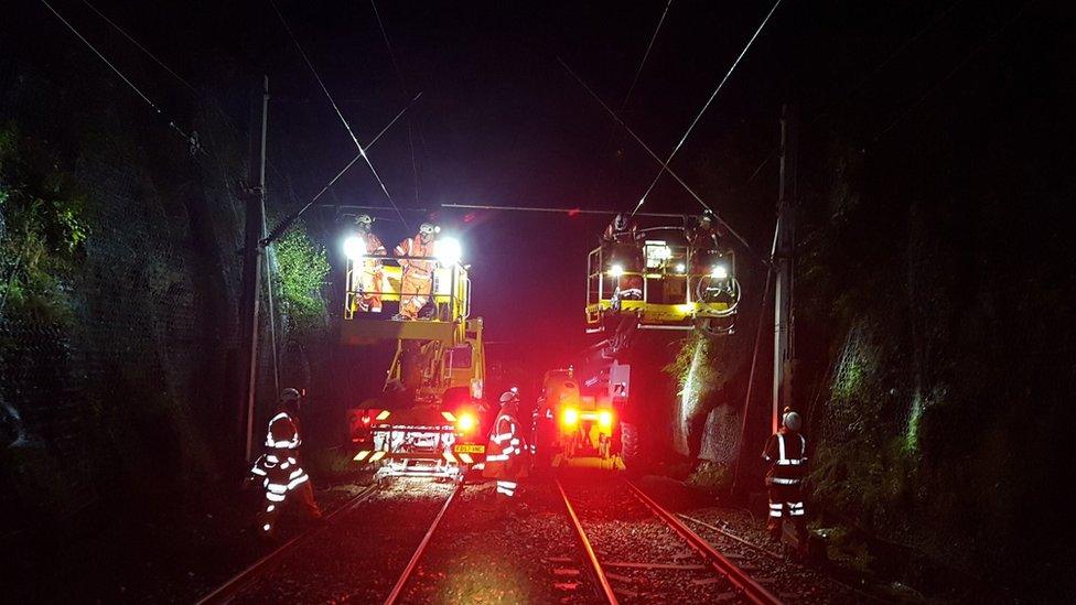 Tunnel between Langbank and Bishopton