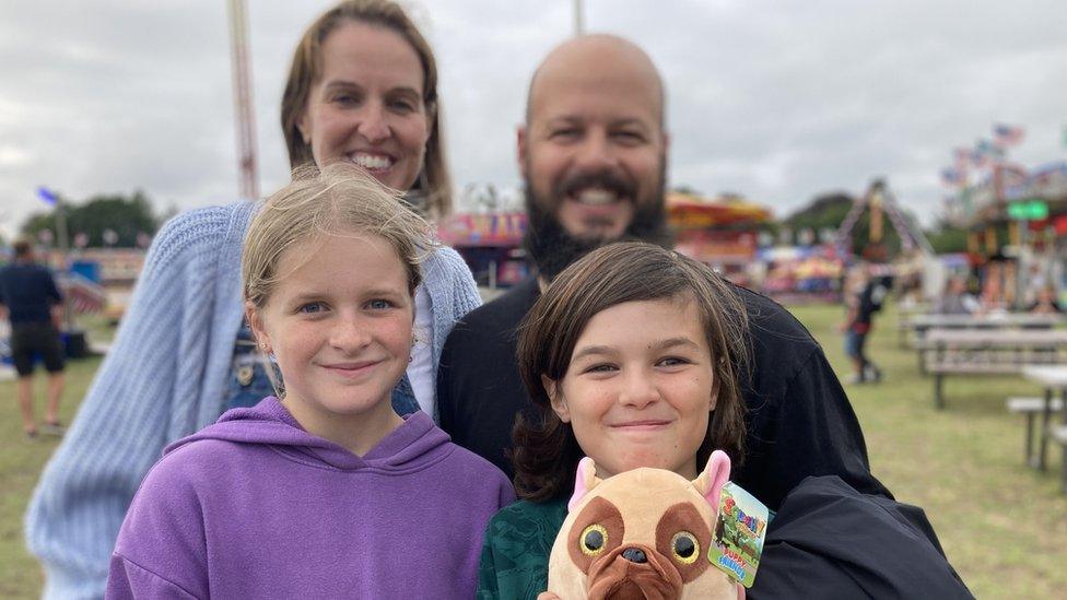 Jason Perrott and family