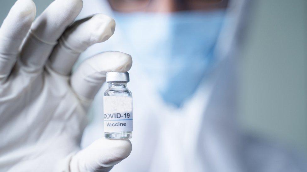 Vial of Covid-19 vaccination