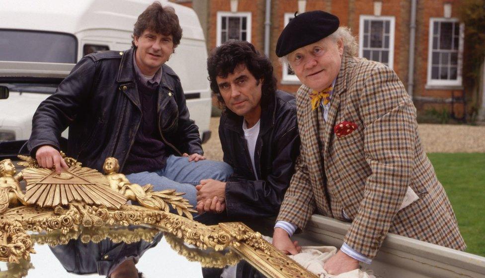 From right to left: Dudley Sutton, Ian McShane, Chris Jury