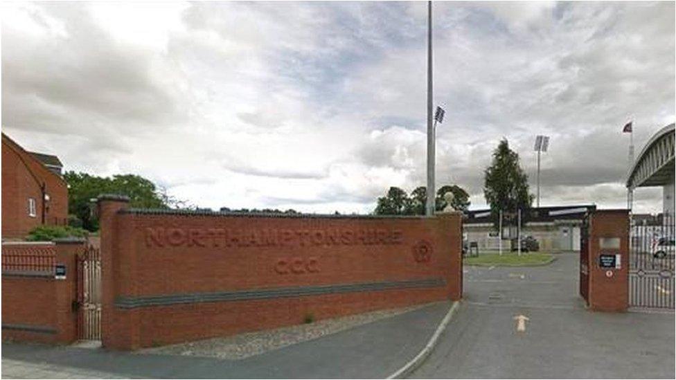 Brick entrance gateway to cricket ground