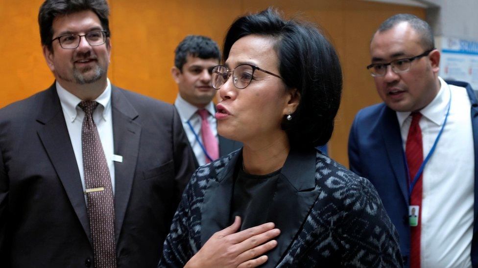 Indonesian Finance Minister Sri Mulyani