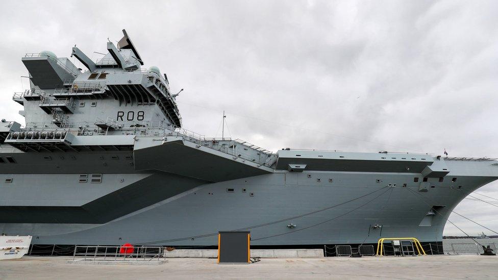 HMS Queen Elizabeth aircraft carrier