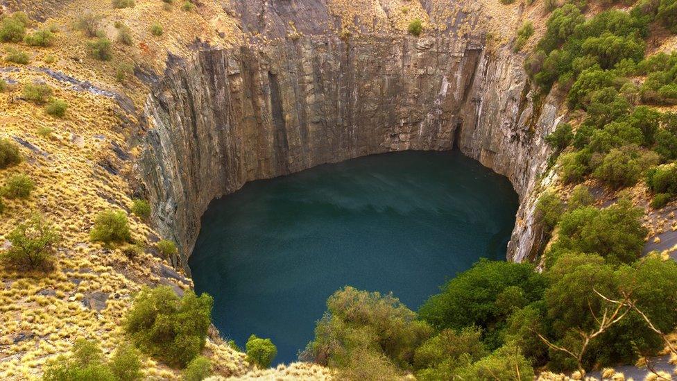 diamond mine in South Africa