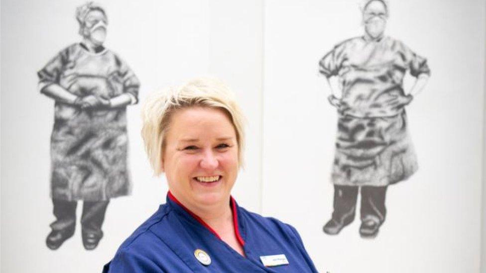 Critical care matron Jane Morgan