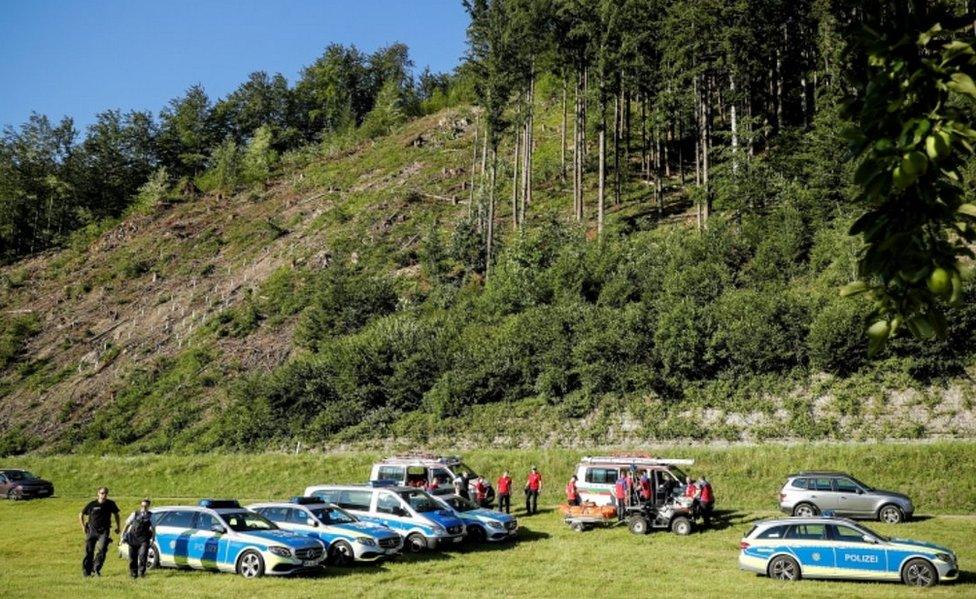 Police in Oppenau forest search, 12 Jul 20