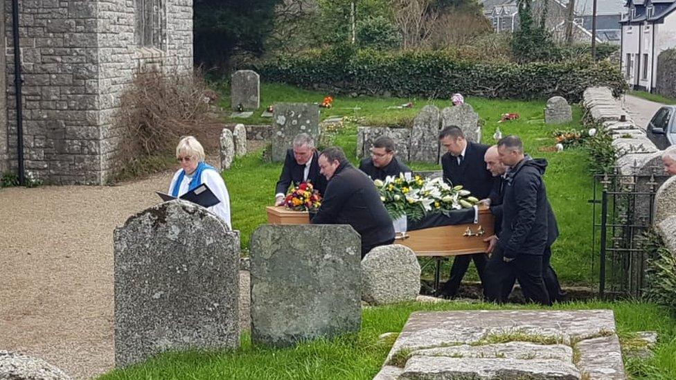 Tom Kitto's funeral