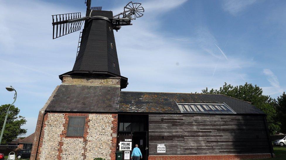 West Blatchington Windmill near Hove