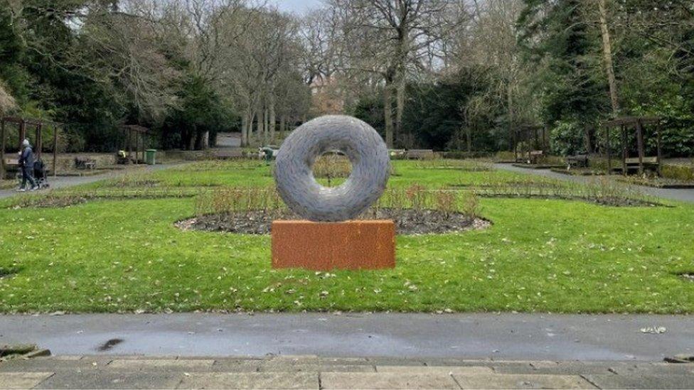 Artist's impression of the Covid memorial