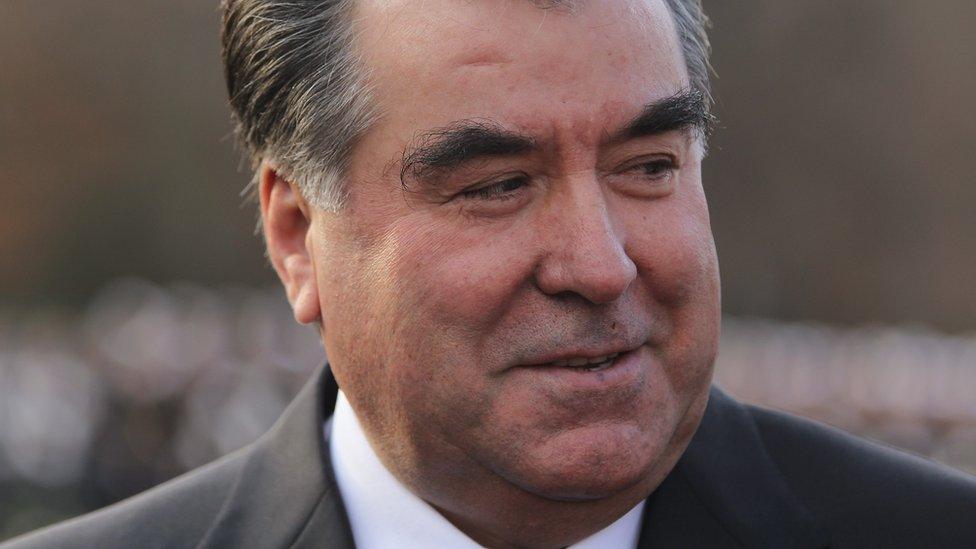 Tajik President Emomali Rahmon