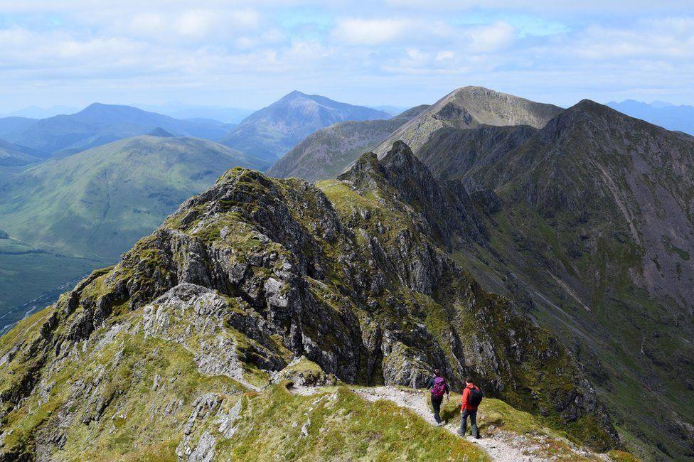 Aonach Eagach ridge