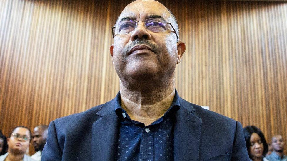 Manuel Chang, former finance minister of Mozambique, appears in court in South Africa - January 2019