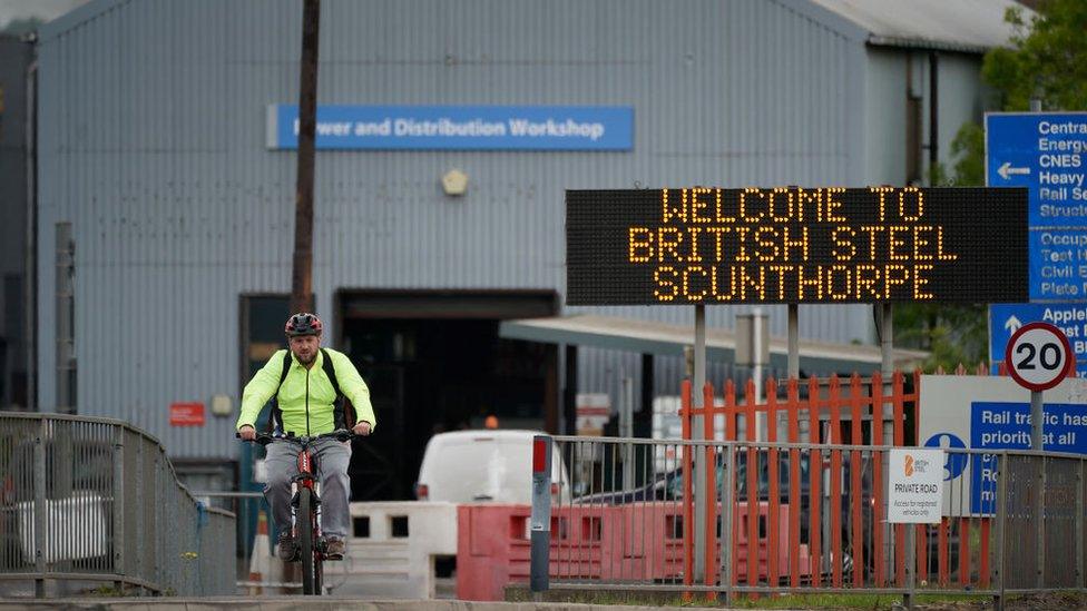 British Steel in Scunthorpe