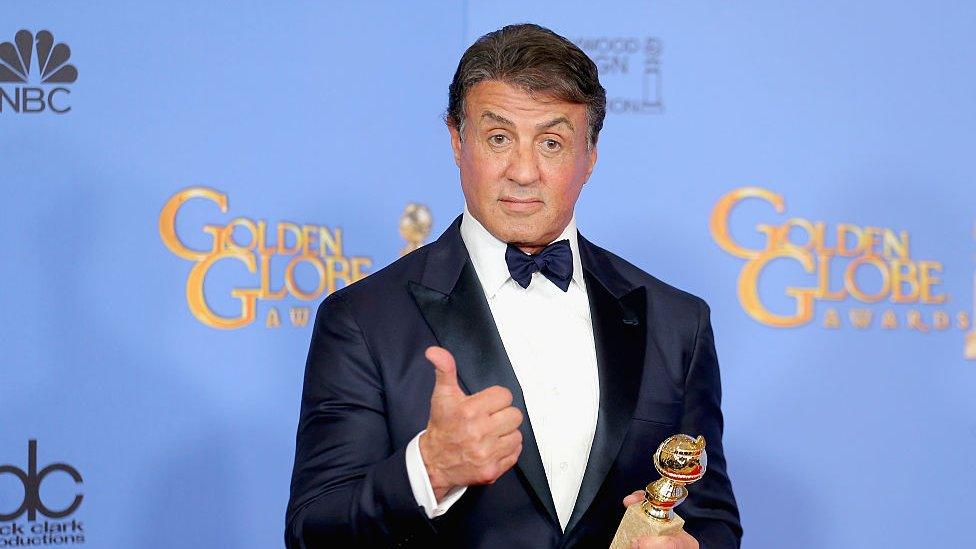 Sylvester Stallone at Golden Globes