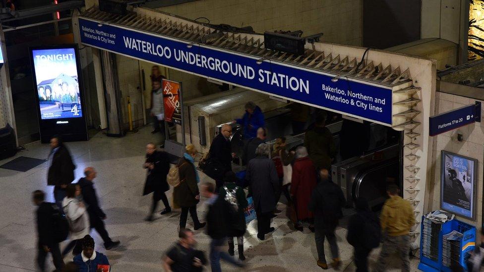 Waterloo station Tube entrance