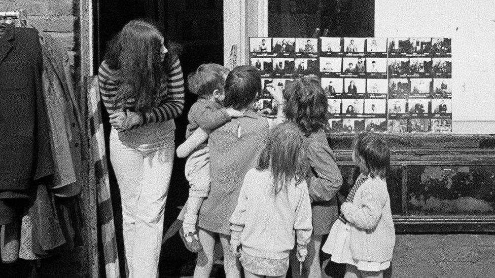 group outside studio