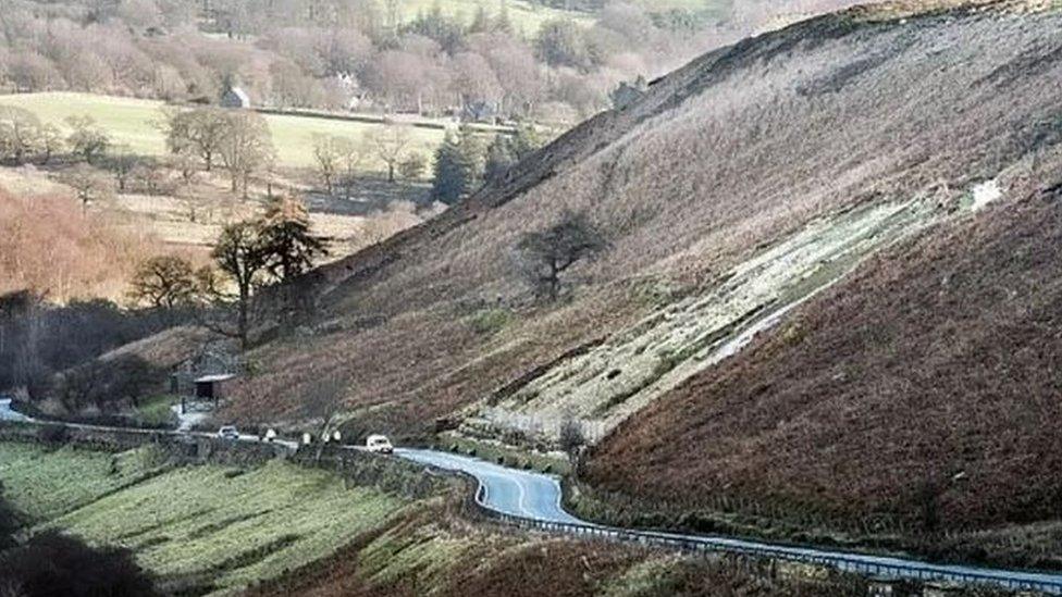 A59 at Kex Gill