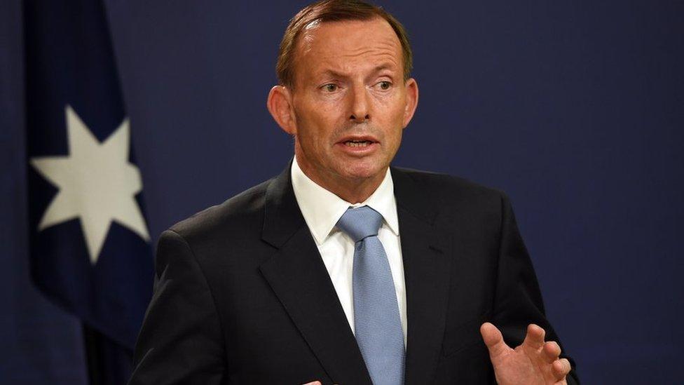 Australian PM Tony Abbott