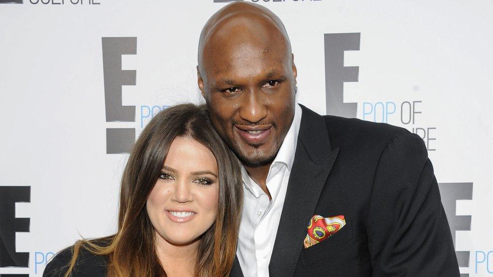 Lamar Odom and Khloe Kardashian