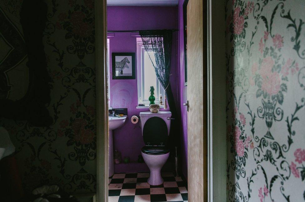 Melanie Semple's bathroom toilet