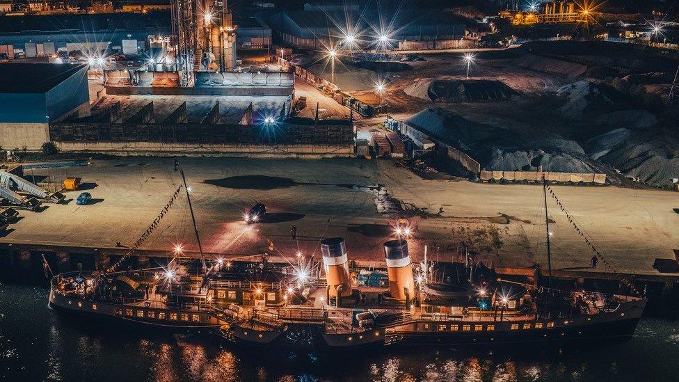 PS Waverley at Ipswich Docks