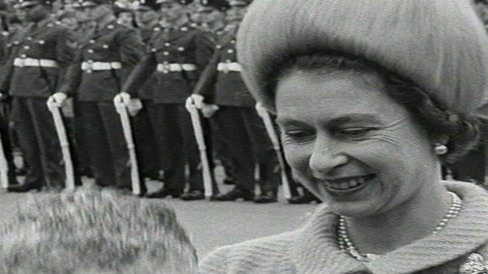 The Queen opened the first Severn bridge in 1966