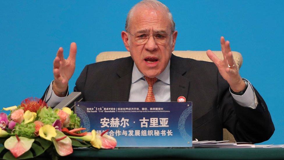 Organization for Economic Cooperation and Development (OECD) Secretary-General Angel Gurria.