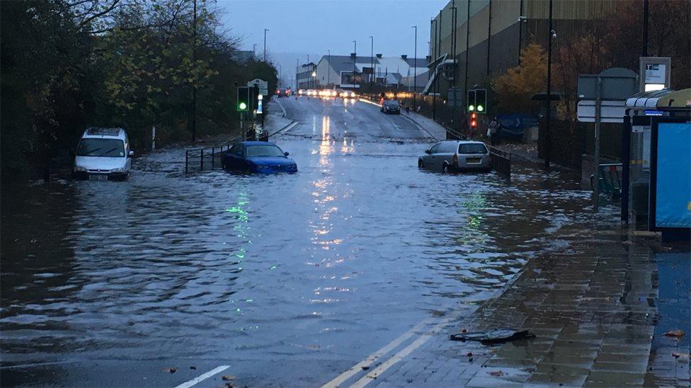 Flooding in Rotherham