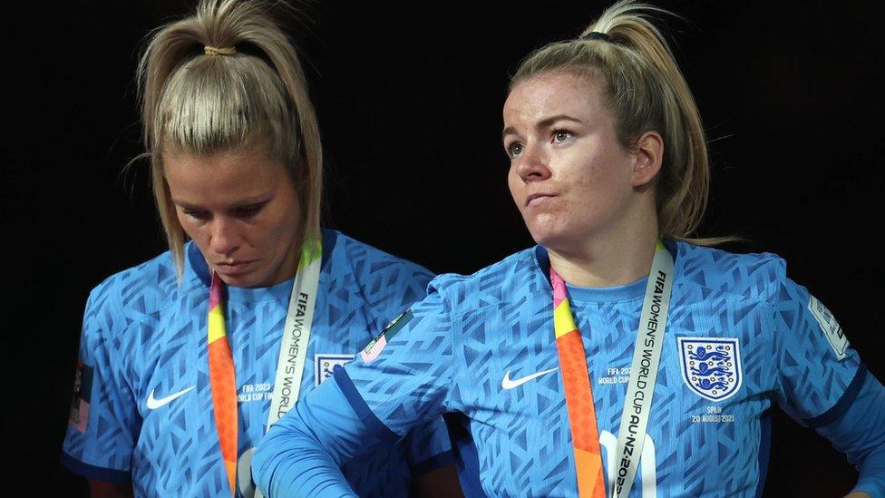 Lionesses Rachel Daly and Lauren Hemp