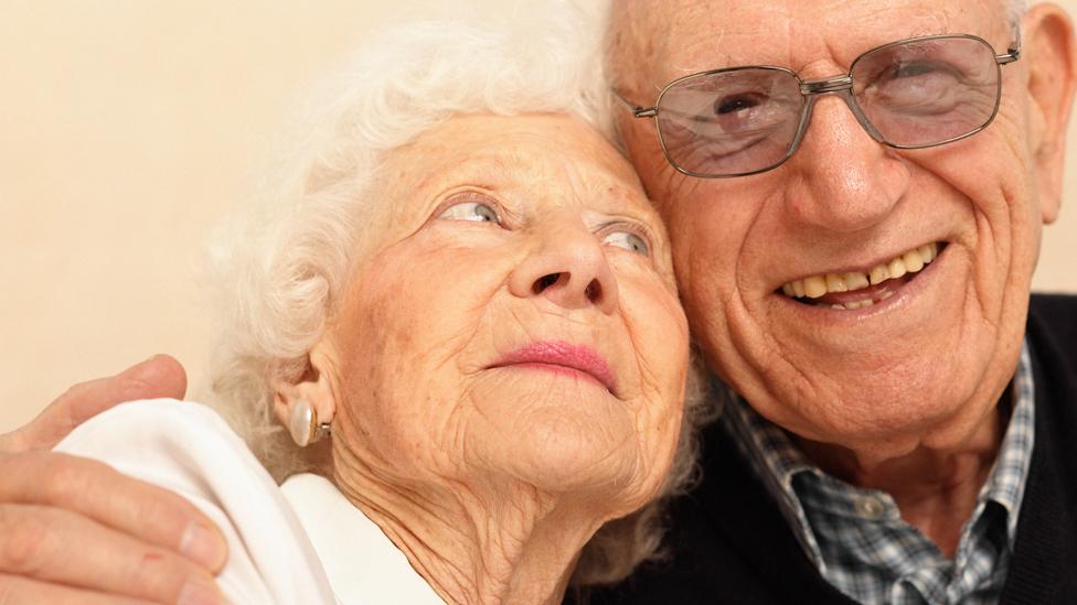 Elderly couple