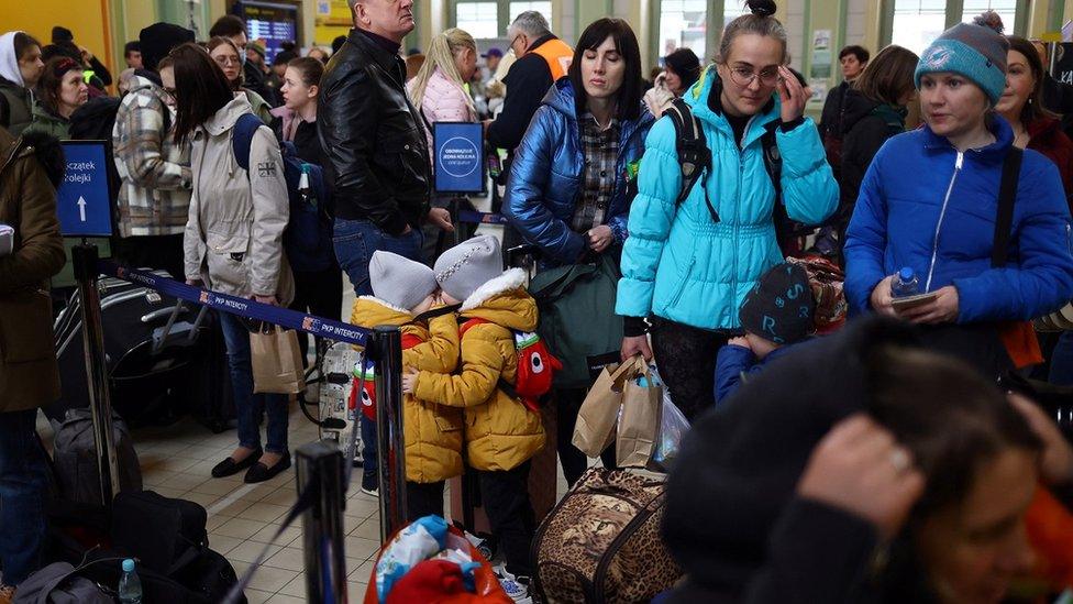 Ukrainian refugees in Poland