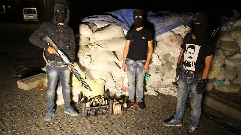 Night militia in Cizre